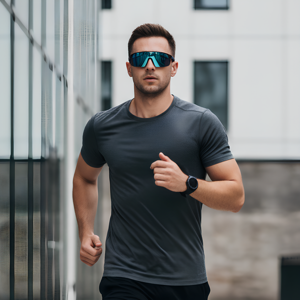 Anti-slip rubberised temples and flexible frame