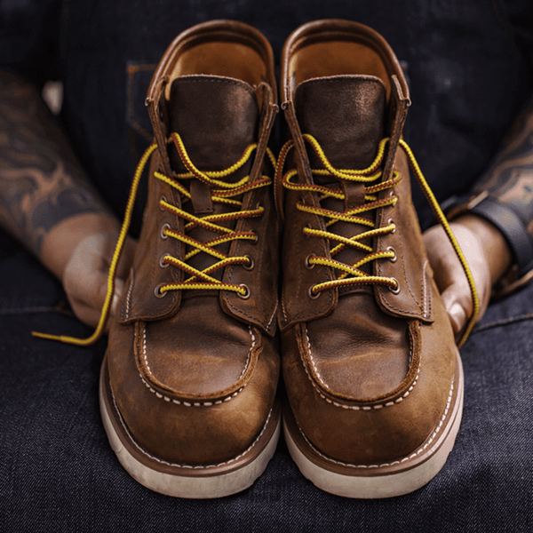 Botte De Travail En Cuir À Bout Moc Discovery™, vue lifestyle